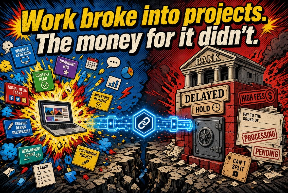 Work broke into projects. The money for it didn't