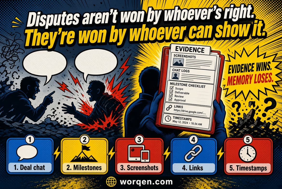 Disputes aren't won by whoever's right - they're won by whoever can show it