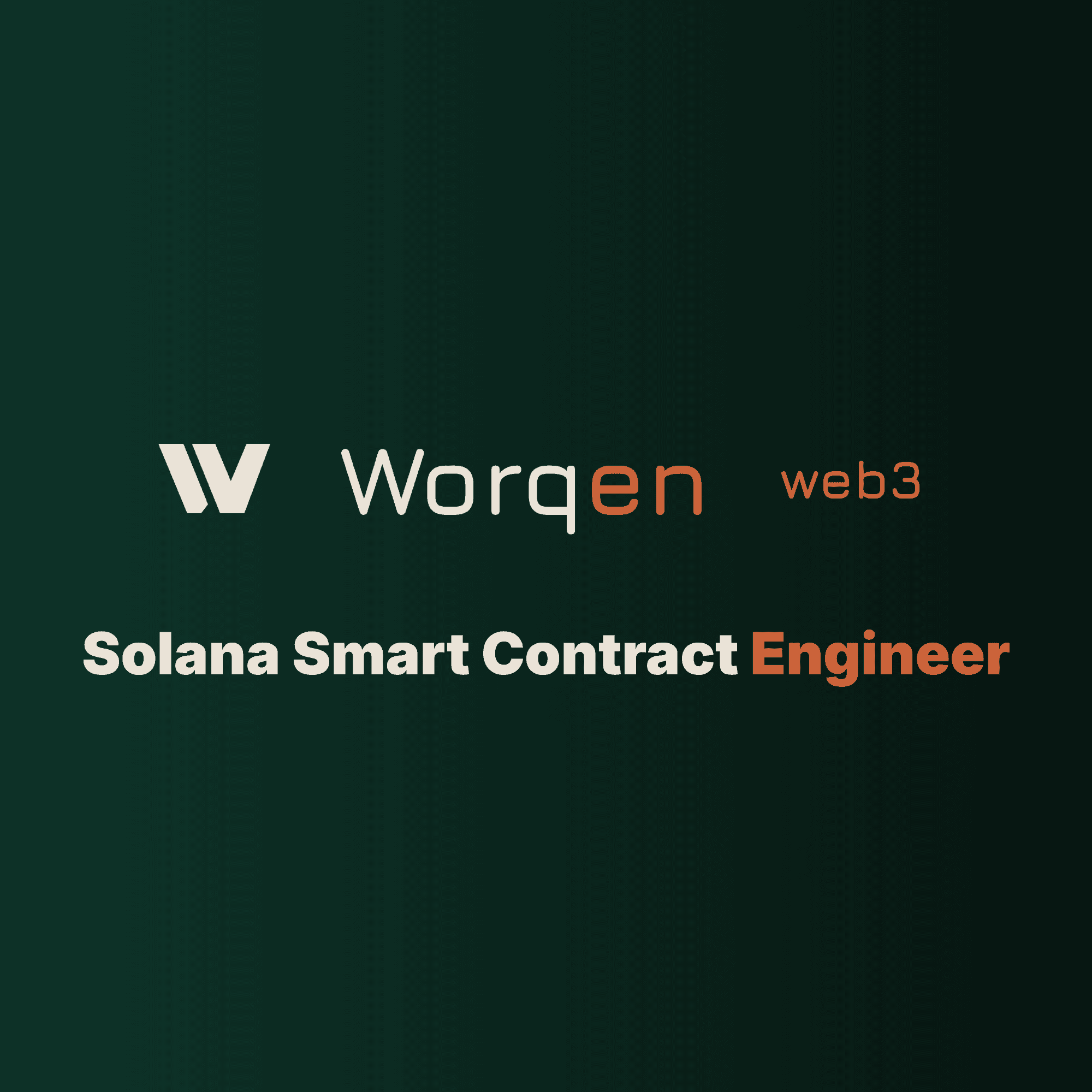 Solana Smart Contract Engineer (Rust / Anchor)